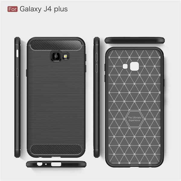 Stöttåligt Armor Carbon TPU-skal Samsung J4 Plus