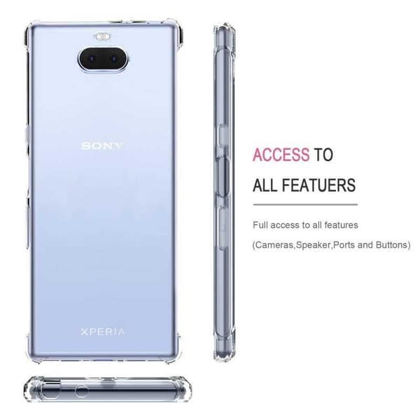 Xperia 10 Stöttåligt Skal med Förstärkta Hörn