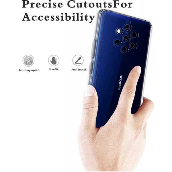 Nokia 9 Pureview Stødabsorberende Silikone Shell Shockr