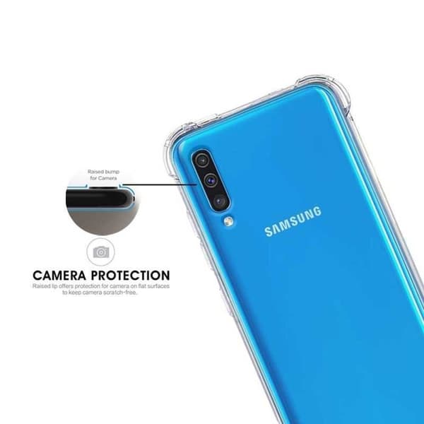 Samsung A50 stødabsorberende silikonecover Shockr (SM-505FN)