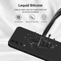 Miniatyrbillede 3 af 5: Huawei P30 Pro gummibelagt mat sort silikonecover