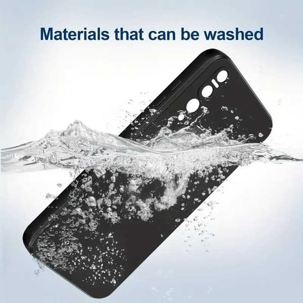 Huawei P30 Pro gummibelagt mat sort silikonecover