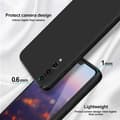 Miniatyrbillede 5 af 5: Huawei P30 Pro gummibelagt mat sort silikonecover