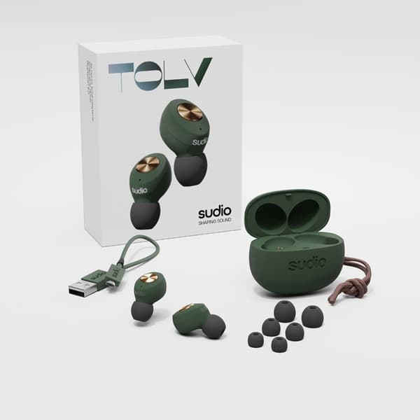 Sudio Tolv Trådløsa Høretelefoner True Wireless In-Ear Grøn