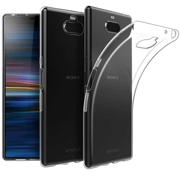 Xperia 10 Stöttåligt Genomskinligt Skal Simple