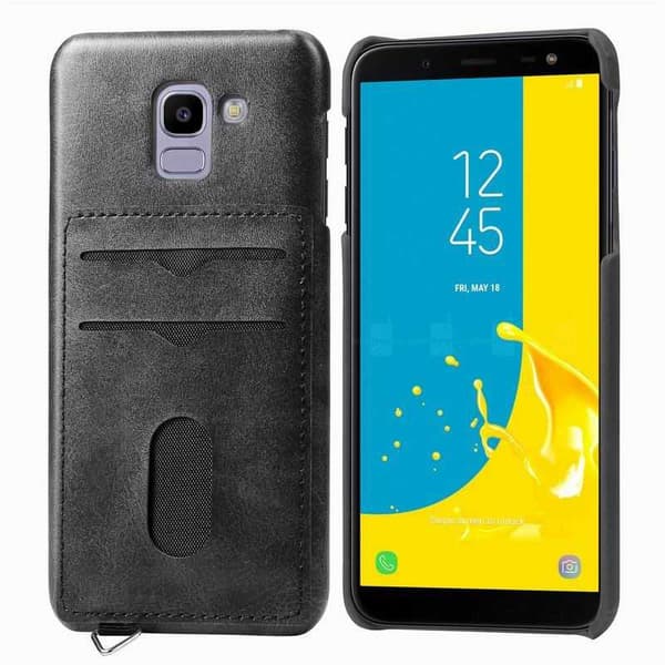 Samsung J6 2018 Ultratunn Stötdämpande Korthållare 2st Kort Agile