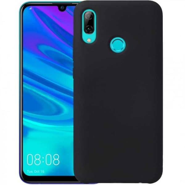 Huawei P Smart 2019 Gummibelagd Mattsvart Silikon Skal