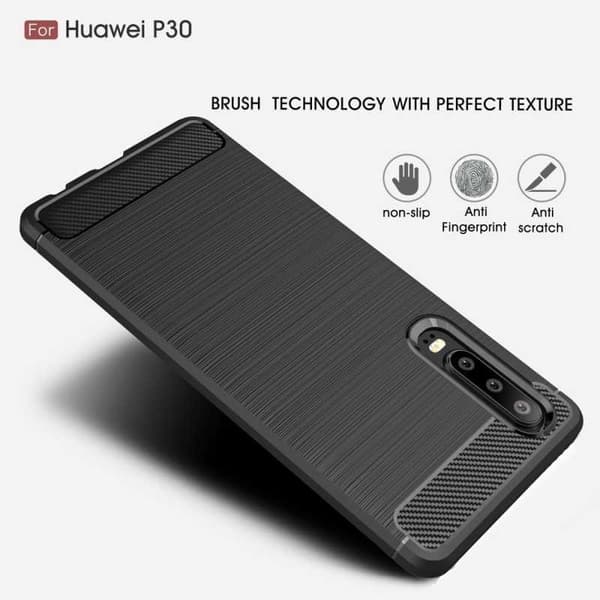 Huawei P30 stødsikker stødabsorberende skal SlimCarbon
