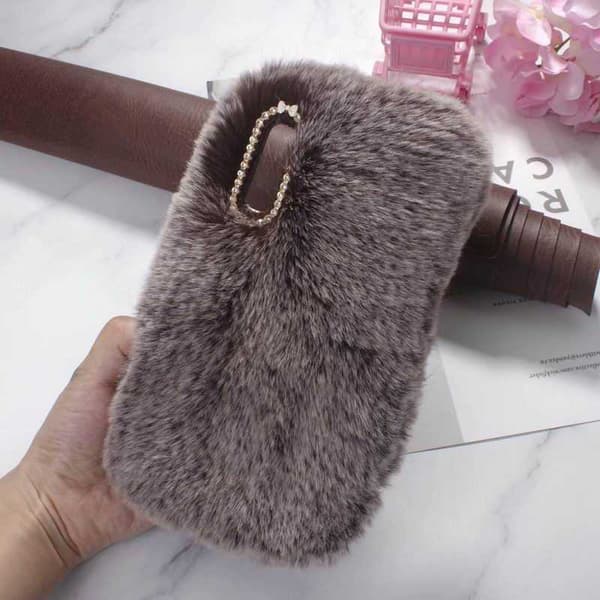 Samsung A7 2018 Cuddly & Fluffy Cover Fluff