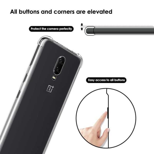 OnePlus 7 stødabsorberende silikoneskal Shockr