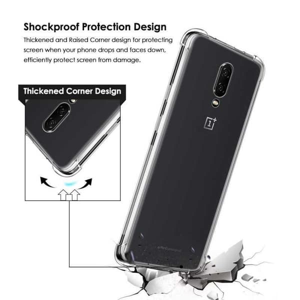 OnePlus 7 stødabsorberende silikoneskal Shockr