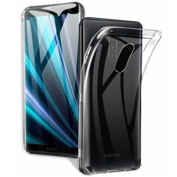 Sony Xperia 1 Stöttåligt Genomskinligt Skal Simple