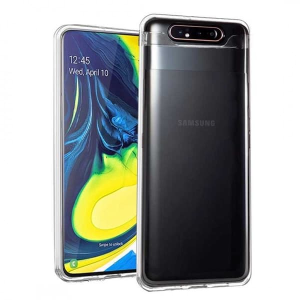 Samsung A80 stødabsorberende silikonecover Enkelt