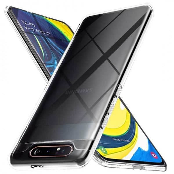 Samsung A80 stødabsorberende silikonecover Enkelt