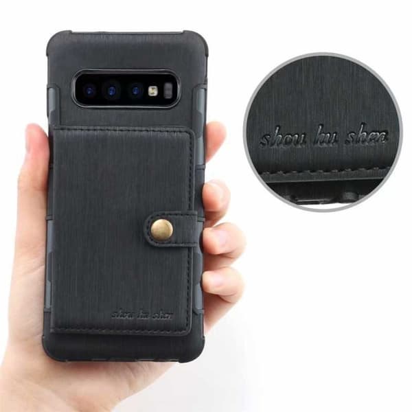 Samsung S10 Plus Stöttåligt Skal med Kortplats 4-FACK Streetwise V3