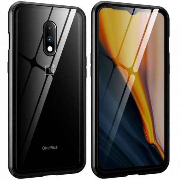 OnePlus 7 Heltäckande Premium Skal Glassback V4