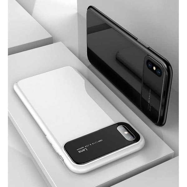 iPhone XS Ultra tynd stødabsorberende skal Blanc
