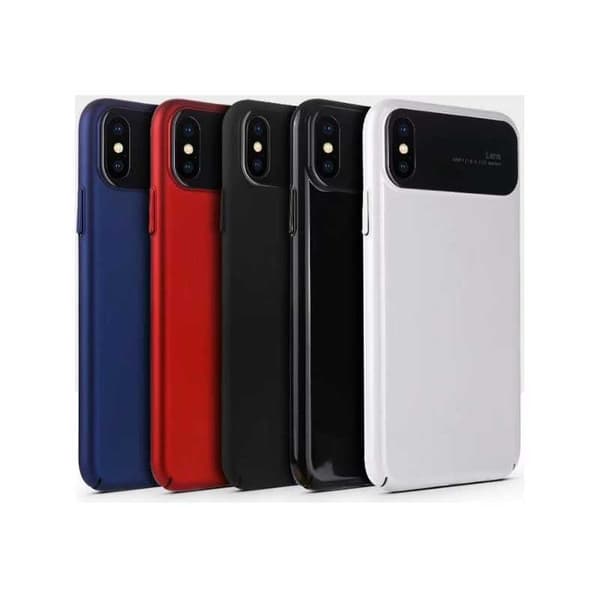 iPhone XS Ultra tynd stødabsorberende skal Blanc
