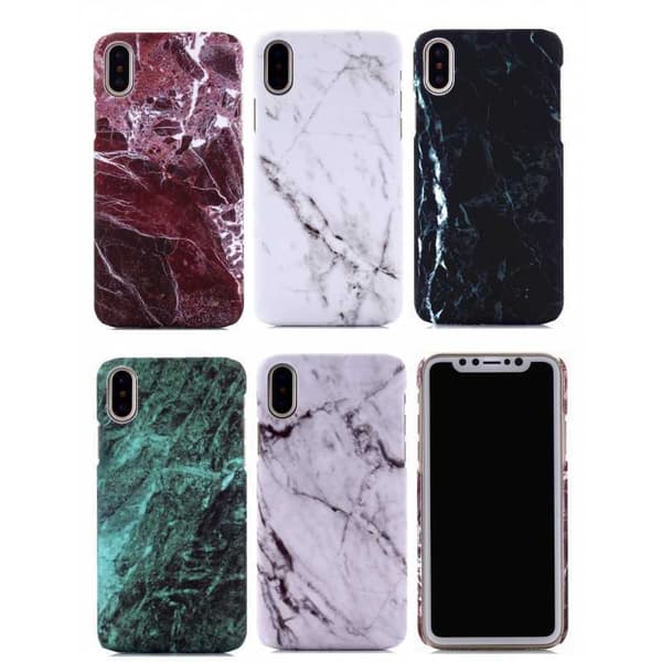 iPhone XS Max Marble Cover Slimfit 3D Design Variant 3