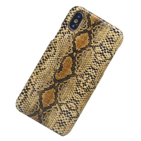 Snake deksel Apple iPhone X / XS (5.8") : Farge - brun