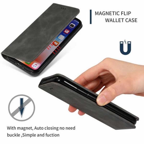iPhone XS Max Flip Case Kortrum ruskind