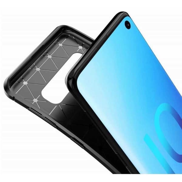 Samsung S10 Stöttåligt Skal FullCarbon V4 (SM-G973F)