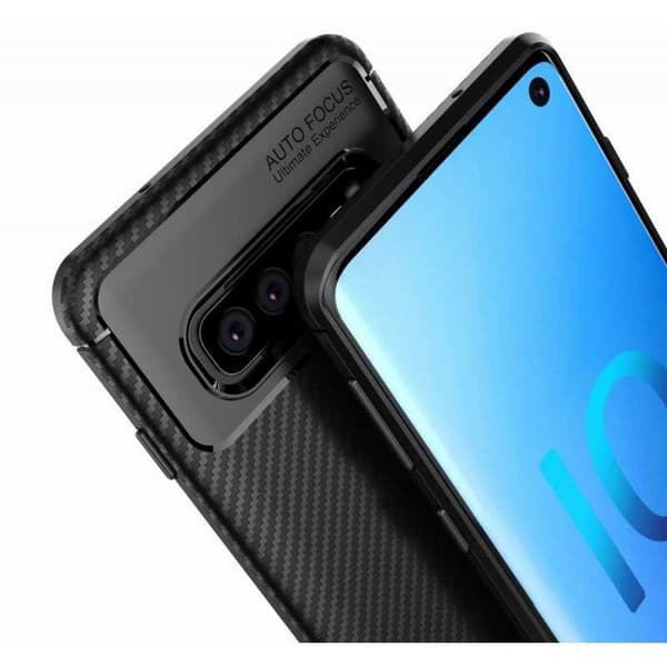 Samsung S10 Stöttåligt Skal FullCarbon V4 (SM-G973F)