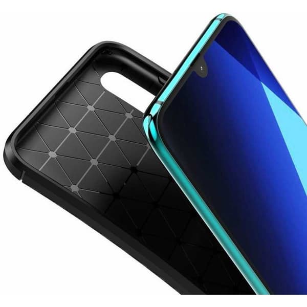 Samsung A70 Stöttåligt Skal FullCarbon V4 (SM-A705FN/DS)
