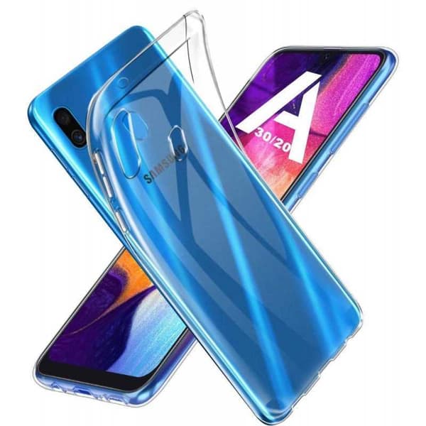Samsung A20e Stöttåligt Genomskinligt Skal Simple