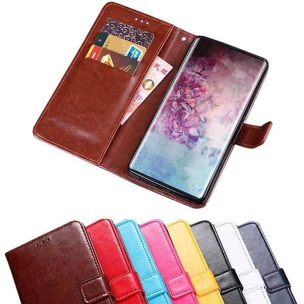 Lommebokdeksel 3-kort Samsung Galaxy Note 10 (SM-N970F) : Farge - Rosa
