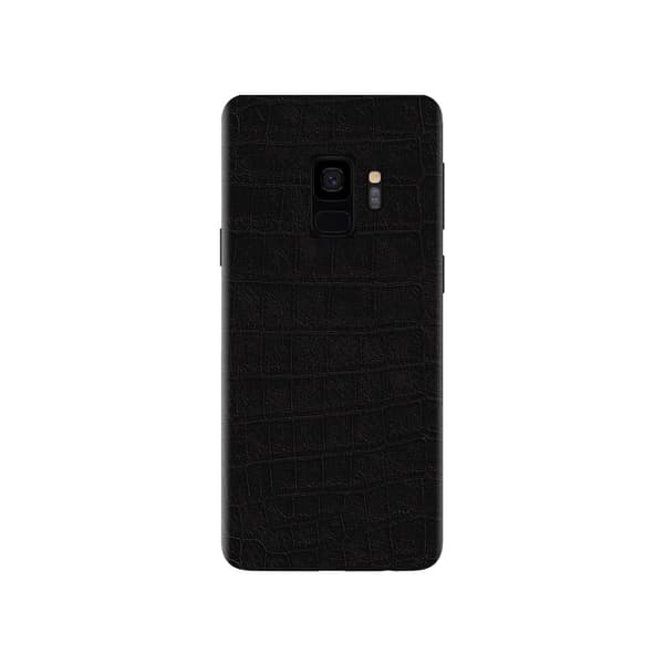 Galaxy S9 Krokodilskinn Skyddsplast Skin Wrap Baksida