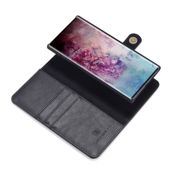 DG-Ming Wallet 2i1 til Samsung Galaxy Note 10 (SM-N970F) : farve - sort