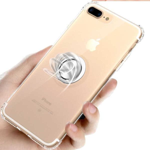 iPhone 7 Iskunkestävä suojus sormustelineellä Fresh