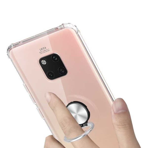 Huawei Mate 20 Pro Stöttåligt Skal med Ringhållare Fresh
