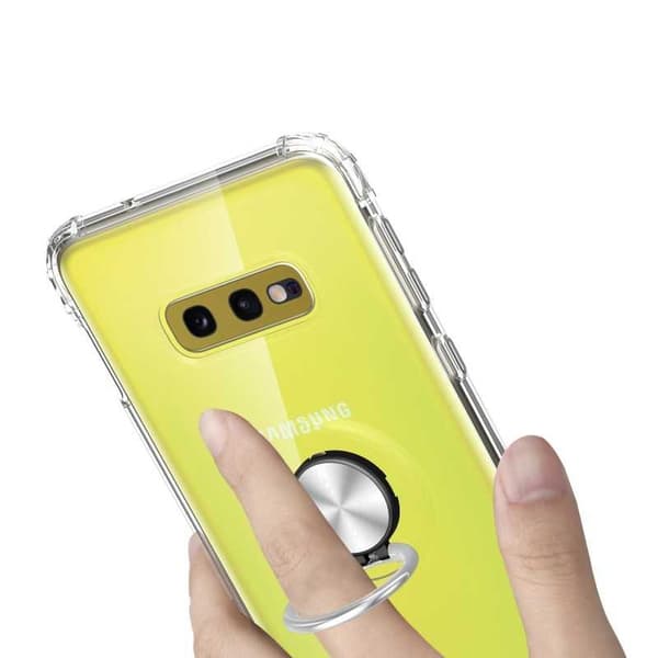 Samsung S10e stødsikkert cover med ringholder frisk