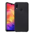 Miniatyrbillede 1 af 3: Xiaomi Redmi Note 7 gummibelagt mat sort silikonecover