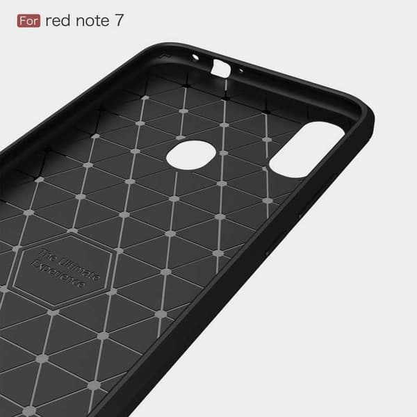Xiaomi Redmi Note 7 Stöttåligt Skal SlimCarbon