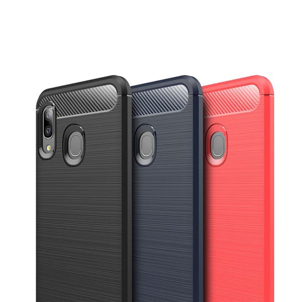 Stöttåligt Armor Carbon TPU-skal Samsung A20e
