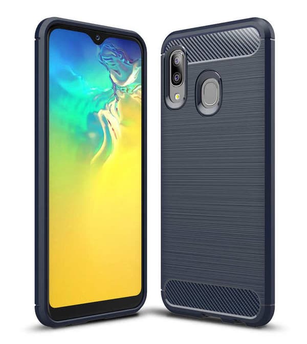 Stöttåligt Armor Carbon TPU-skal Samsung A20e