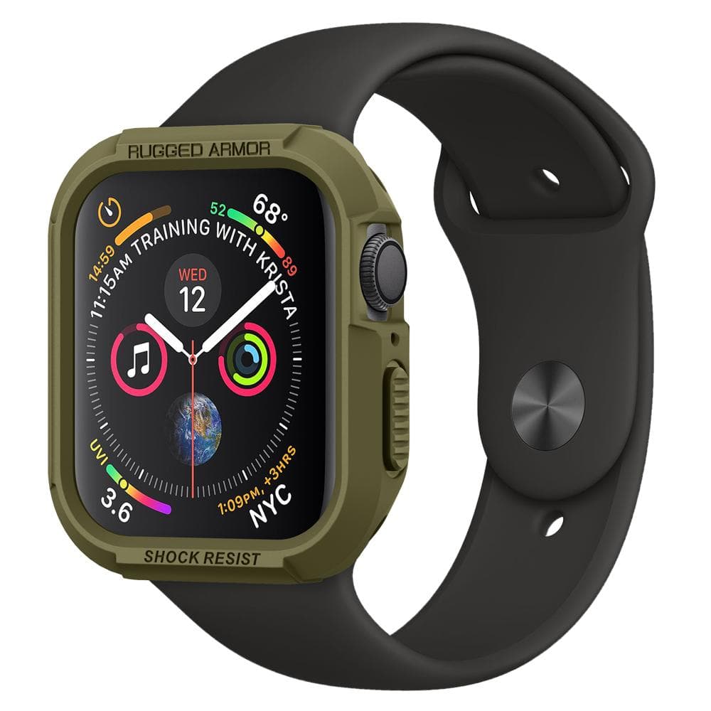 Spigen Apple Watch 44/45mm Skal Rugged Armor Olive Green