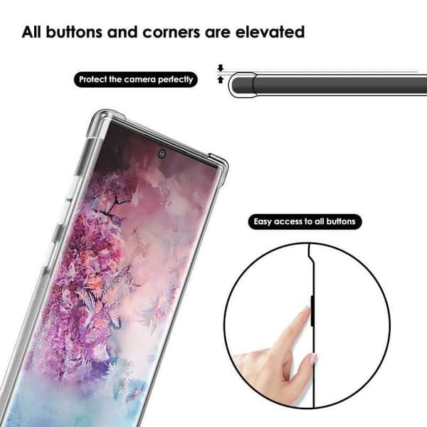 Samsung Note 10 stødabsorberende silikone Shell Shockr