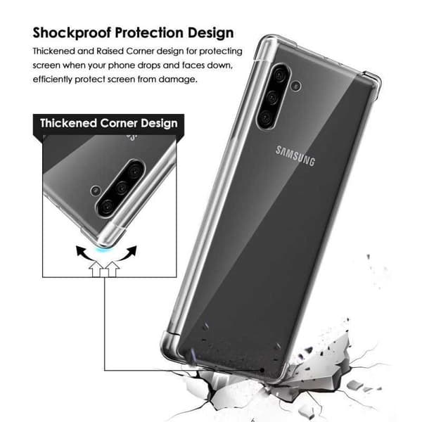 Samsung Note 10 stødabsorberende silikone Shell Shockr