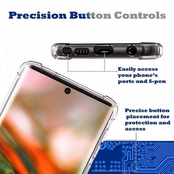 Samsung Note 10 Plus stødabsorberende silikone Shell Shockr