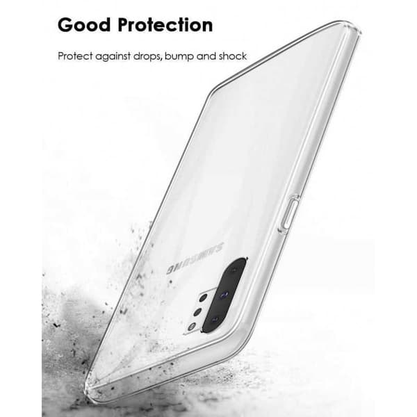 Samsung Note 10 Plus stødabsorberende silikonecover Enkelt