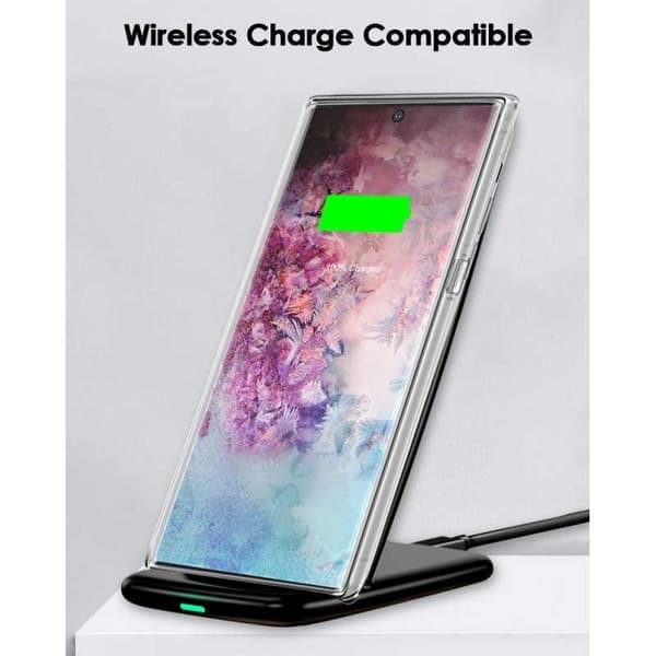 Samsung Note 10 Plus stødabsorberende silikonecover Enkelt