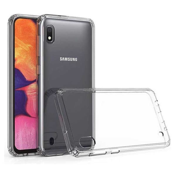 Samsung A10 stødabsorberende glasbagside