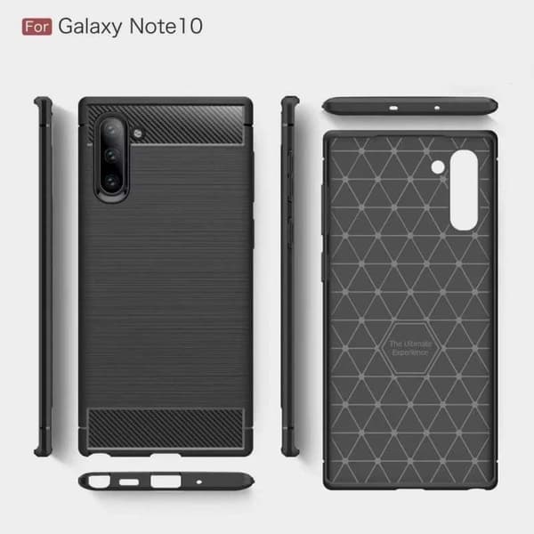 Samsung Note 10 Plus Stöttåligt Skal SlimCarbon