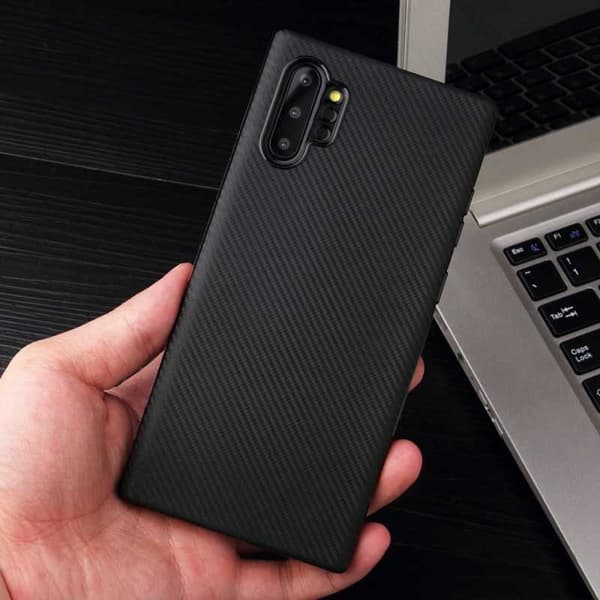 Samsung Note 10 Plus stødsikkert cover FullCarbon V2
