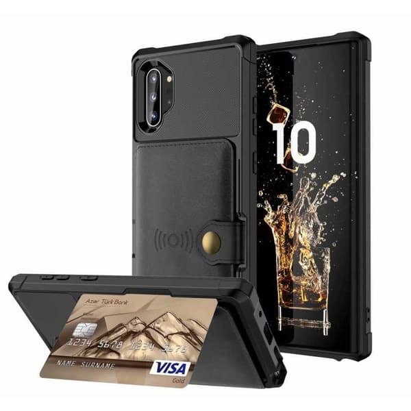 Note 10 Plus Iskunkestävä Premium Cover 4-TACK Solid V3