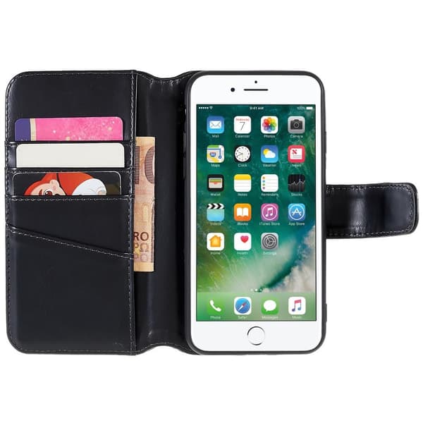 Nordic Covers iPhone 7/8/SE Fodral Essential Leather Raven Black